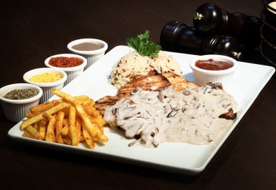 Kremalı Mantarlı Soslu tavuk